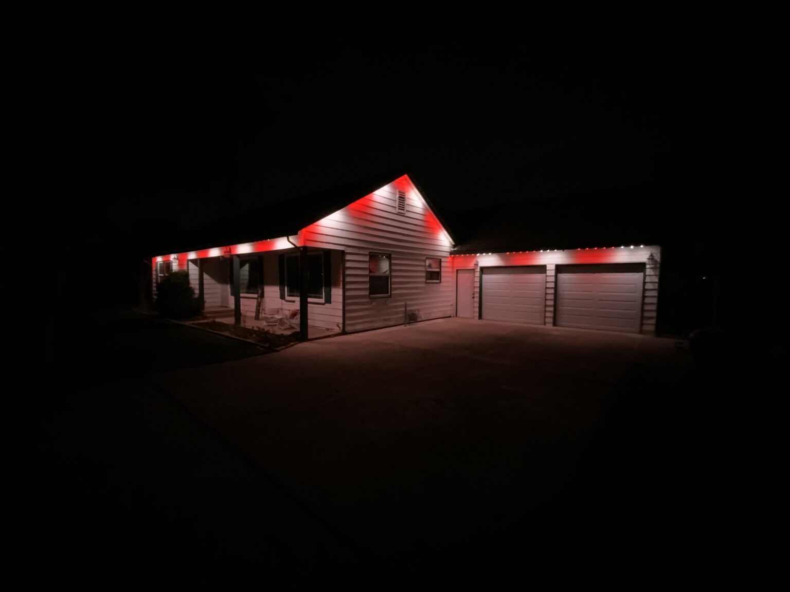 TruLight permanent exterior lighting installed by Best Diehl Electric